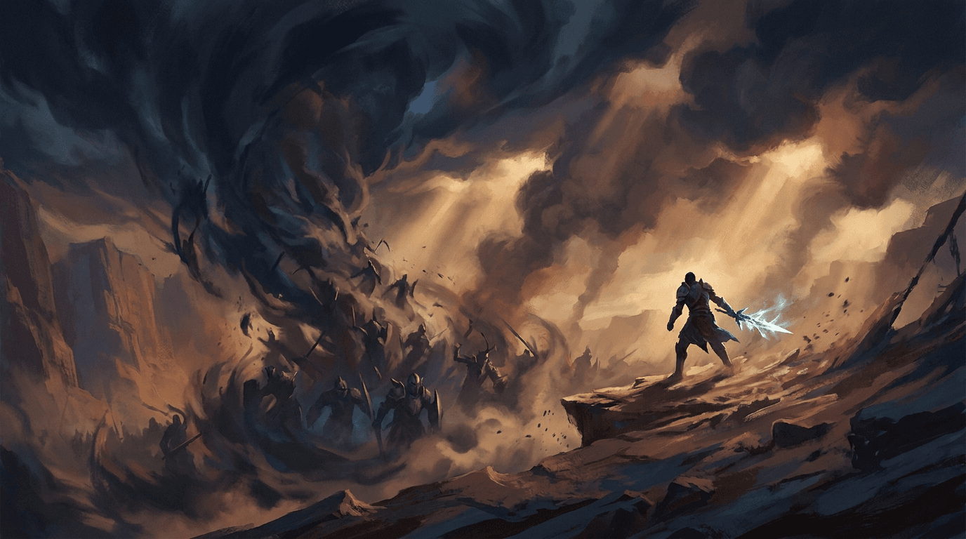 battling