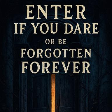 ENTER IF YOU DARE OR BE FORGOTTEN FOREVER