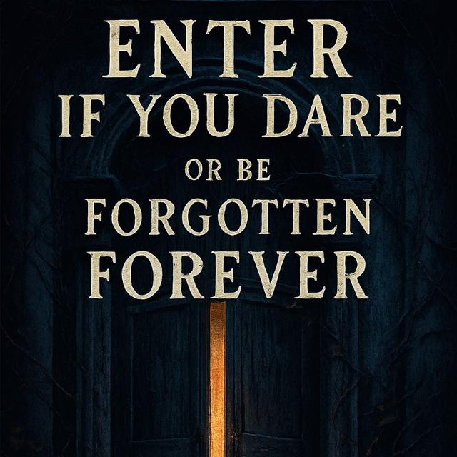 ENTER IF YOU DARE OR BE FORGOTTEN FOREVER